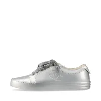 未使用♡CHANELデニムレザースニーカー シャネル ココマーク デニムパンツ｜中古ブランド品・ブランド