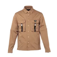 プラダ トライアングルロゴ 23SS コットン シャツ 42 レディース