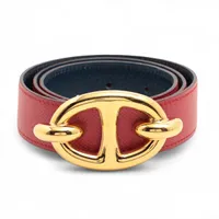 エルメス メドール コリエドシアン 〇Z ベルト 70 レザー