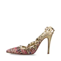 あ*し様 ヴァレンティノガラヴァーニ ロックスタッズ パンプス ヴァレンティノガラヴァーニ ロックスタッズ レザー パンプス 37