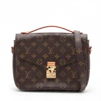 ヴィトン モノグラム ポシェット メティス MM M44875 ブラウン RFID反応あり