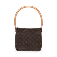 ヴィトン モノグラム ルーピングMM M51146 ブラウン