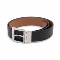 セリーヌ トリオンフ ベルト 90 GP×革 ブラック A2315873｜中古