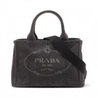 最終値下げ　美品　プラダ デニム カナパ ハンドバッグ 楽天市場】【バッグ】PRADA プラダ CANAPA カナパ トートバッグ