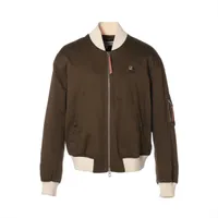 セリーヌ ポリエステル×ナイロン 中綿ジャケット 46 メンズ ブラック