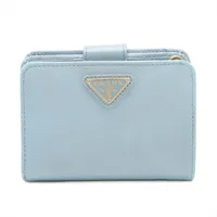 プラダ 折り財布 ヴィッテロムーブ 1MV204 レザー ブルー バイカラー プラダ 折り財布 ヴィッテロムーブ 1MV204 レザー ブルー バイ