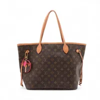 ヴィトン モノグラム ネヴァーフルMM M41178 ブラウン 別売チャーム付き