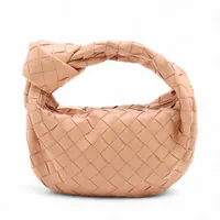 ボッテガヴェネタ ダブルノット ミニ レザー ハンドバッグ