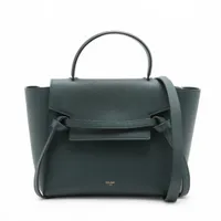 セリーヌ ベルトバッグマイクロ 2WAYハンドバッグ ベージュ CELINE - 極美品！ ☆セリーヌ☆ ベルトバック マイクロ 2way