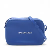 バレンシアガ エブリデイ カメラバッグ レザー ショルダーバッグ ネイビー BALENCIAGA(バレンシアガ) エブリデイ カメラバッグレザーバッグ