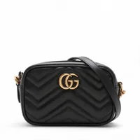 グッチ GGサイケデリック PVC×レザー ショルダーバッグ マルチ