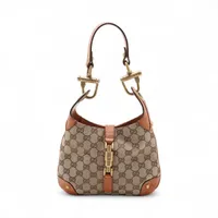 グッチ GGキャンバス ニュージャッキー キャンバスxレザー