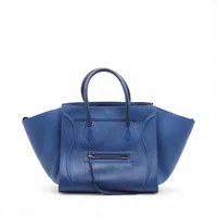 ❣️セリーヌラゲージファントム❣️トートバック❣️イタリア製❣️オールレザー❣️ネイビー❣️ セリーヌ ラゲージ ファントム レザー トートバッグ オレンジ