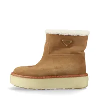 クリスチャンルブタン YETI DONNA ムートン×レザー ショートブーツ 37