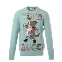 グッチ×ヒグチユウコ コットン パーカー M メンズ ピンク 646953