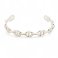 エルメス トゥアレグ バングル T4 925 44.9g シルバー A2308187｜中古