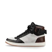 CiA様 グッチ レザー ハイカットスニーカー 9 メンズ ホワイト