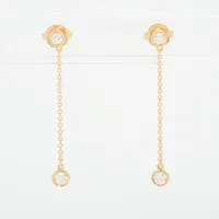 美品　ブシュロン セルパンボエム エクストラスモール ダイヤ ピアス　YG BOUCHERON - ブシュロン セルパンボエム ダイヤ ピアス XS