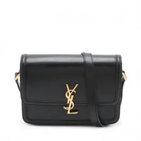 YSL ブラックレザー サンダル 41 オピウム サンダル（ブラック／パテントレザー＆ブラックメタル