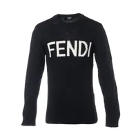 ヴェルサーチ メデューサ 20年 コットン×ウール ニット 48 メンズ