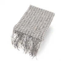 ◇ロエベ◇ アナグラム マフラー モヘヤ モヘア ウール ナイロン グレー系 LOEWE ロエベ マフラー F811257X03 レディース モヘア ウール