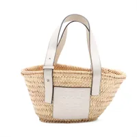 木*繭様 LOEWE かごバッグ ベージュ/赤 木*繭様 LOEWE かごバッグ ベージュ/赤 木*繭様 LOEWE かごバッグ