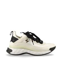 Chanel Coco Mark Leather Sneakers 36 Ladies' White G35617 | eBay