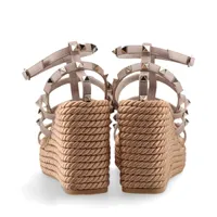 訳あり ヴァレンティノ 36 23 レザー サンダル スタッズ ベージュ 訳あり ヴァレンティノ 36 23 レザー サンダル スタッズ