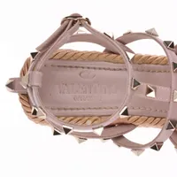 訳あり ヴァレンティノ 36 23 レザー サンダル スタッズ ベージュ 訳あり ヴァレンティノ 36 23 レザー サンダル スタッズ