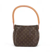 ヴィトン モノグラム ルーピングMM M51146 ブラウン