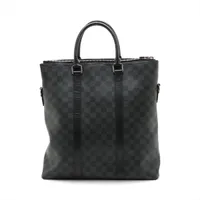LOUIS VUITTON N40000 ダミエグラフィットトートバッグ ルイ ヴィトン アントン トート ダミエ グラフィット N40000