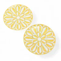 エルメス シエスタ プレート 陶器 イエロー A2606010｜中古ブランド品