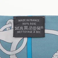 【美品】エルメスPanoplie Equestre 乗馬の装具一式ツイリーグレー エルメス ツイリー Panoplie equestre 乗馬の装具一式 スカーフ