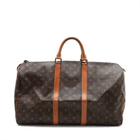 【美品】ルイヴィトン　キーポル　バンドリエール50 モノグラム　ヌメ革良好 キーポル 【質Shop天満屋】【美品】ルイ・ヴィトン モノグラム