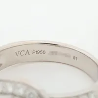 ヴァンクリーフ&アーペル クチュール ダイヤ リング Pt950 5.8g
