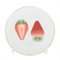 エルメス カオルミ プレート 陶器 ホワイト 底印「チューリップ