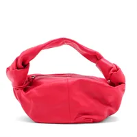 ボッテガヴェネタ ダブルノット ミニ レザー ハンドバッグ