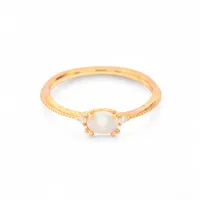 ローリーロドキン リング 18K 12.8g スモール フラット エングレイブド