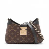 ヴィトン モノグラム LV トゥイニー M46659 ブラウン RFID反応あり