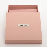 Miu Miu Logo Scrunchie Unknown material Pink Hairband sets