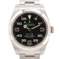 ロレックス エアキング 116900 SS SS AT 黒文字盤