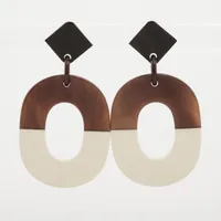 エルメス Hエキップ ピアス(両耳用) バッファローホーン