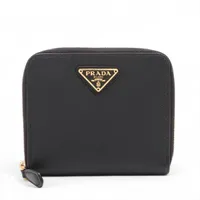 プラダ サフィアーノ 2MN077 レザー マネークリップ ブラック