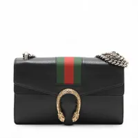 グッチ×アディダス レザー ショルダーバッグ ブラック 721794 VO013449