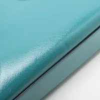 プラダ サフィアーノヴェルニック レザー 2WAYハンドバッグ グリーン