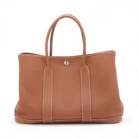 エルメス ガーデンパーティ30 TPM ネゴンダ ゴールド シルバー金具 U:2022年