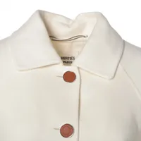 エルメス カシミヤ ショートコート 36 レディース ホワイト 4H0102DA