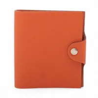 エルメス アジェンダジップ シェーブル 手帳カバー オレンジ