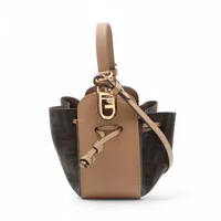 フェンディ ズッカ 8M0251 レザー 財布 ゴールド A3494006｜中古