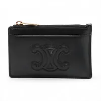 セリーヌ トリオンフ ベルト 90 レザー ブラック A3678420｜中古